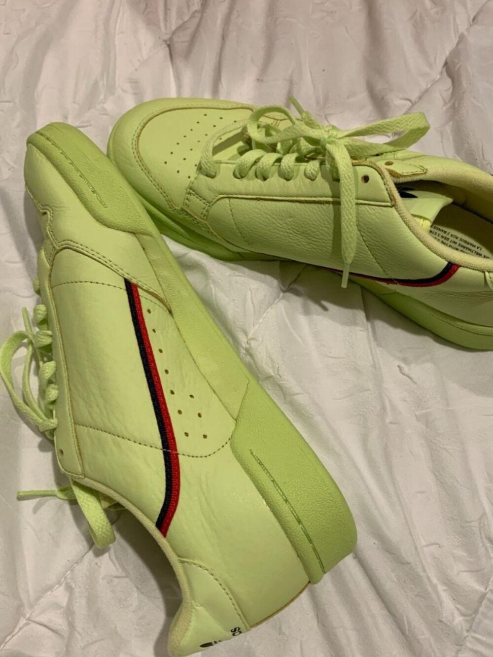 Adidas Originals Continental 80 "Frozen Yellow" Calabasas Style Yeezy Sneakers